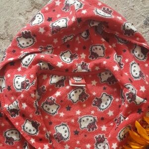 Hello Kitty Red Starry Baby Robe after Swim or Shower